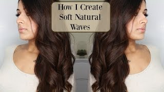 How I CurlWave My Hair with a Straightener  Natural Soft Waves  Go To Hairstyle [upl. by Mariann]