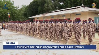 GEMIA  Les élèves officiers reçoivent leurs parchémins [upl. by Cacka]