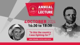 SPU ANNUAL SOL PLAATJE LECTURE [upl. by Cuda]