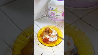 Eps semur telur kentang dan sambal terasi asmr food shortsvideo [upl. by Irahc]