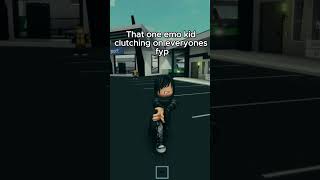 That one emo kid clutching the pole💀 shorts funny roblox [upl. by Catherine460]