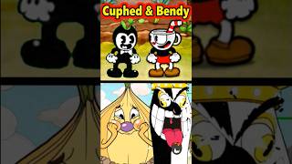 Cuphead amp Bendy VS Root Pack amp The Clown Coop Fight  shorts cuphead [upl. by Yadroc]