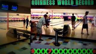 OFFICIAL GUINNESS WORLD RECORD  Most Bowling Strikes In 1 Minute [upl. by Yrekcaz241]