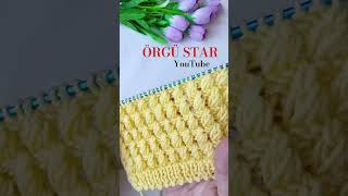 dancehall knitting easyknittingdesign easymodel crochet ikişişörgü love youtubeshorts örgü [upl. by Belen]