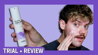 stratia night shift retinol cream  trial  review [upl. by Mishaan]