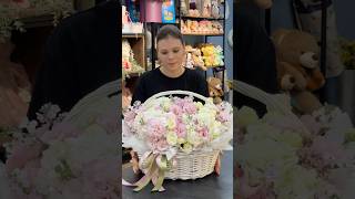 Это полюбви🩷 flowers цветы florets florist bouquet букеты [upl. by Htebarual]