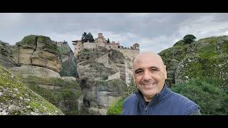 KALAMBAKA METEORA IN GREECE 🇬🇷 TODAY LAWRENCE MAST [upl. by Nhguavaj]