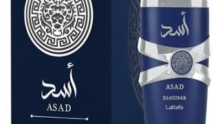 Lets Review Lattafa New Fragrance Asad Zanzibar perfume [upl. by Olnay]