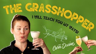 Patience young Grasshopper  I show you how to make a tasty GRASSHOPPER cocktail and a fun twist [upl. by Standing840]