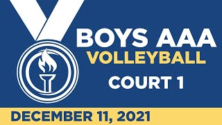 2021 BCSS Boys AAA Volleyball Championship 🏐 DAY 4  Court 1 Dec 11 2021 [upl. by Dlaregztif]