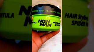 Spider wax unboxing  hair styling spider wax Nish Man wax unboxing shorts [upl. by Lindell653]