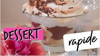 RECETTE VERRINE DESSERT RAPIDE FACILE🍓🍫 [upl. by Jori]