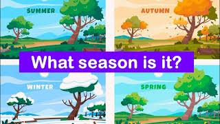 Seasons and Weather ESL Game What Season is It  English Portal [upl. by Annoyed]