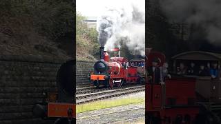 Furness 20 emerges from Bury Tunnel steamtrain shorts britishrailways [upl. by Flynn]