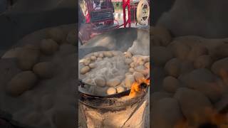 ⚡⚡ Sand Potatoes Making Process⚡⚡ shorts telugufoodie esangathulu streetfood foodie omelette [upl. by Paynter18]