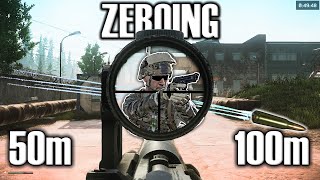 Aprende a usar miras en Tarkov Zeroing y velocidades guía [upl. by Virginie]