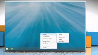 How to add a toolbar to the taskbar in Windows® 81 [upl. by Argyres]