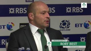 Irish Rugby TV Scotland v Ireland PostMatch Press Conference [upl. by Tingley]