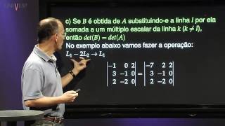 Geometria Analítica e Álgebra Linear  Aula 07  Determinante Definição e Propriedades [upl. by Eellehs478]