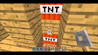 Minecraft 13 Simple Tripwire TNT Trap [upl. by Pesvoh212]