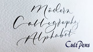 How to write the Modern Calligraphy Alphabet with Louise from Cult Pens [upl. by Notrab]