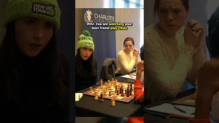 Watching Andrea Botez Playing Chess ♟️ 😨 chess [upl. by Malloy]