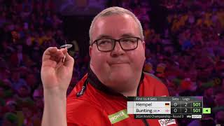 AN INCREDIBLE SET  Bunting v Hempel  Set 1  202324 World Darts Championship [upl. by Gievlos]