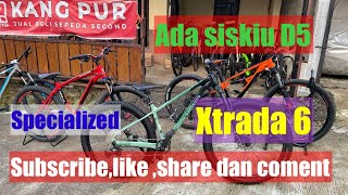 JUAL SEPEDA MURAH ada siskiu d5xtrada 6 dan specialized lok wonogiri wa 081347580800 [upl. by Dougie462]