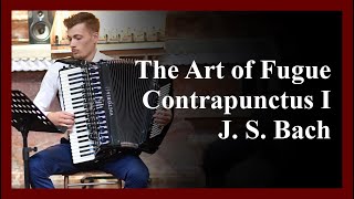 The Art of Fugue Contrapunctus I  J S Bach Silvano Bollini [upl. by Naihtniroc310]