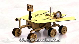 Mars Rover Opportunity 3D Assembly Animation 720HD [upl. by Ahoufe]