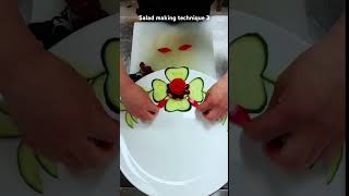 shortsvideo short subscribe 🔔 for more  Salad making technique 3 [upl. by Debor]