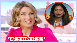 Good Morning Britain fans slam Susanna Reid over useless Suella Braverman interview [upl. by Theis]