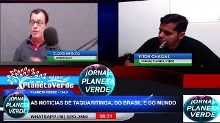 JORNAL PLANETA VERDE  AO VIVO [upl. by Nolla185]