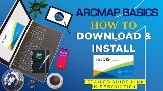 How to download amp install ArcMap  What is ArcGIS amp ArcMap  ArcMap 108  arcmap Basics Class 1 [upl. by Hauge295]