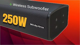 Motorola AmphisoundX 250w 31 Dolby Atmos Soundbar with Wireless Subwoofer Exclusive [upl. by Leighland81]