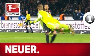 Top 10 Manuel Neuer SweeperKeeper Moments  Advent Calendar 2015 Number 1 [upl. by Ordnagela]