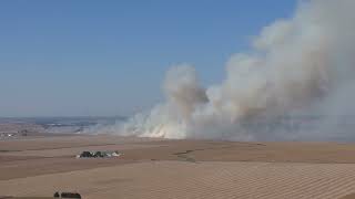 Farm Field Fire Kankakee County IL – 10062024 [upl. by Nayk]