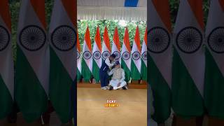 Paris Paralympic athlete Navdeep Singh made Modi wear a capnavdeepsinghmodiji [upl. by Ettelrats]