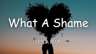 Leyla Blue What a shame lyrics [upl. by Hutner]