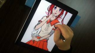 DAGi Accu Pen P507 Capacitive Stylus Pen demo on Apple iPad2 [upl. by Sanders]