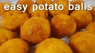 Crispy Potato Balls recipe  The Ultimate Easy Snack  Deliciously Golden amp Irresistible [upl. by Michaele732]