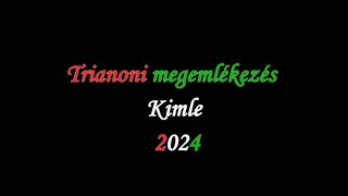 Trianoni megemlékezés 2024 Kimle [upl. by Vasos]