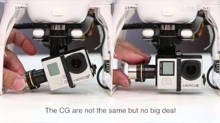 Does GOPRO HERO 4 compatible with H33D T2d Feiyu and other gimbals  HeliPalcom [upl. by Aelanna]