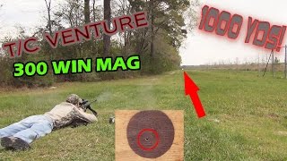 TC Venture 300 Win Mag at 1000 Yards 300 Win Mag Long Range Shooting [upl. by Mathilde]