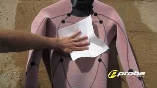 Probe Wetsuits iDRY quotQuickDry Technologyquot Demo [upl. by Noskcaj415]