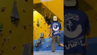 Bouldering Journey  Overhang V4  Last hold symptom again 🙈🦥 [upl. by Nimajeb]