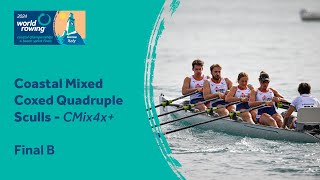 2024 World Rowing Beach Sprints Finals  Coastal Mixed Coxed Quadruple Sculls  Final B [upl. by Hanway]