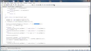 Interfaces Part 8 Comparable vs Comparator Java [upl. by Nrobyalc]