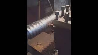 Square Thread Cutting machining mechanicalskills machinist machininglife skills machineshop [upl. by Senzer453]