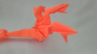 how to make an origami monster lernean hydra  mythological monster [upl. by Ennaid]